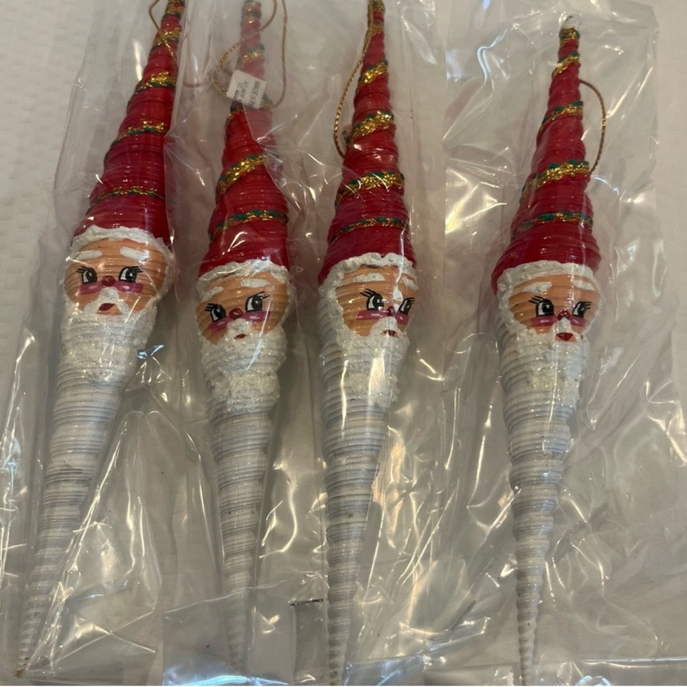 Shell Santa Christmas Ornament (Unique)